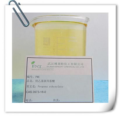 Aditivo para el revestimiento con níquel PME CAS 3973-18-0/Etoxilato de propinol 98% líquido amarillo claro